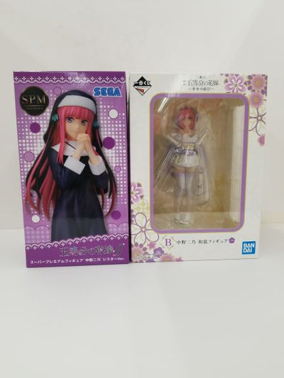 【中古】【未開封】五等分の花嫁 中野二乃 フィギュア 2点セット＜フィギュア＞（代引き不可）6584