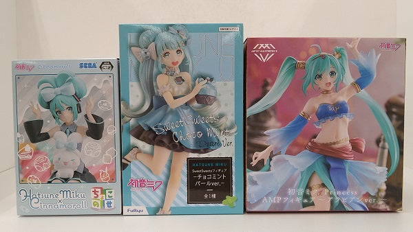 【中古】【未開封】「初音ミク」フィギュア3点セット＜フィギュア＞（代引き不可）6584