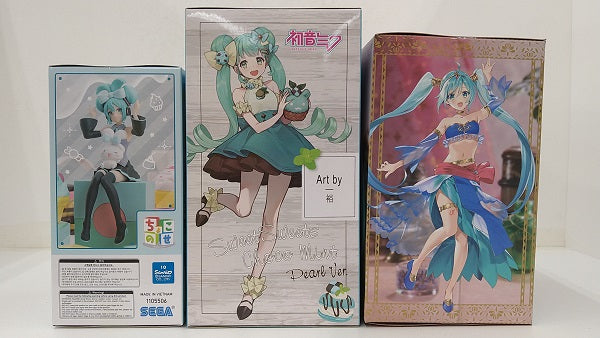 【中古】【未開封】「初音ミク」フィギュア3点セット＜フィギュア＞（代引き不可）6584