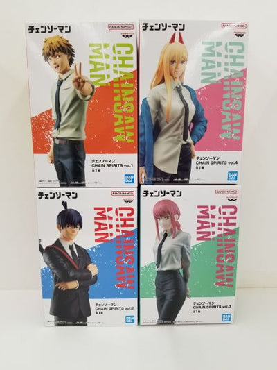 【中古】【未開封品】【セット】チェンソーマン CHAIN SPIRITS vol.1?4セット＜フィギュア＞（代引き不可）6584