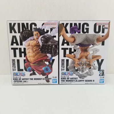 【中古】【未開封品】ワンピース KING OF ARTIST　ルフィ2種セット＜フィギュア＞（代引き不可）6584