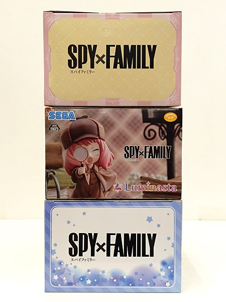 【中古】【未開封品】アーニャ・フォージャー「SPY×FAMILY」Luminasta フィギュア3種セット＜フィギュア＞（代引き不可）6584