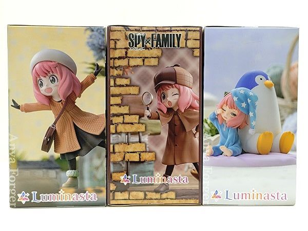 【中古】【未開封品】アーニャ・フォージャー「SPY×FAMILY」Luminasta フィギュア3種セット＜フィギュア＞（代引き不可）6584