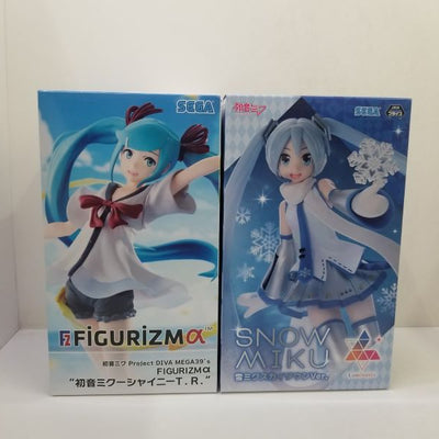 【中古】【未開封】【セット】初音ミク フィギュア『Luminasta　雪ミク スカイタウンVer.』『Project DIVA MEG...