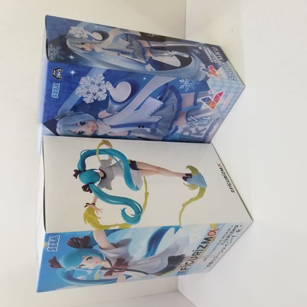 【中古】【未開封】【セット】初音ミク フィギュア『Luminasta　雪ミク スカイタウンVer.』『Project DIVA MEGA39’s　FIGURIZMα “初音ミク-シャイニーT.R.”』＜フィギュア＞（代引き不可）6584