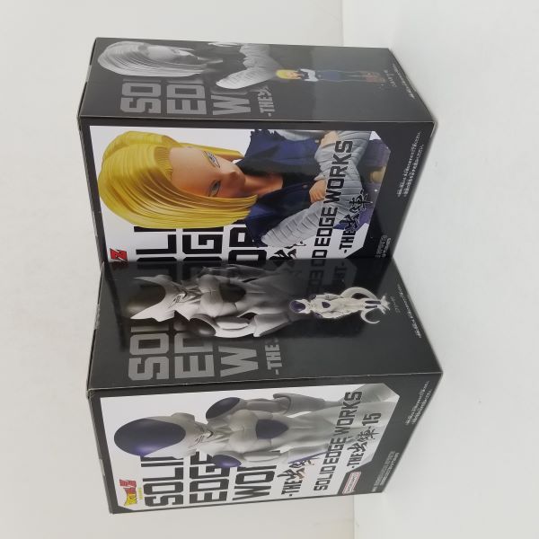 【中古】【未開封】【セット】ドラゴンボールZ　SOLID EDGE WORKS『フリーザ -THE出陣-15』『人造人間18号 -THE 出陣-』＜フィギュア＞（代引き不可）6584