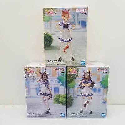 【中古】【未開封】【セット】ウマ娘 プリティーダービー　チームリギル フィギュア『シンボリルドルフ』『エアグルーヴ』『テイエムオペラオ...