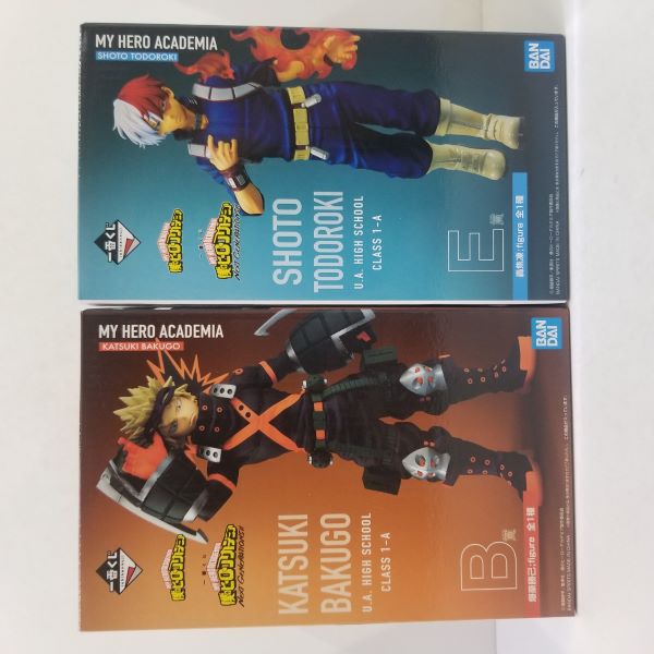 【中古】【未開封】【セット】一番くじ　僕のヒーローアカデミア NEXT GENERATIONS!!『B賞　爆豪勝己；figure』『E賞　轟焦凍；figure』2種＜フィギュア＞（代引き不可）6584