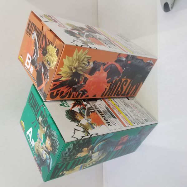 【中古】【未開封】【セット】一番くじ　僕のヒーローアカデミア Fight On!『A賞　緑谷出久 MASTERLISE；figure -Motion-』『B賞　爆豪勝己 MASTERLISE；figure -Motion-』2種＜フィギュア＞（代引き不可）6584