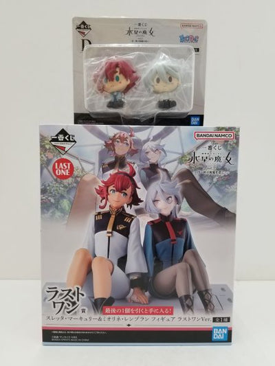 【中古】【未開封】【セット】『一番くじ　機動戦士ガンダム 水星の魔女 vol.3 -目一杯の祝福を君に-』スレッタ・マーキュリー＆ミオ...