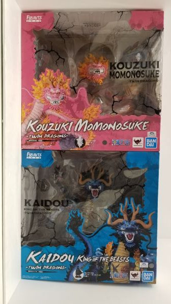 【中古】【未開封】【セット】2種 双龍図　光月モモの助＆百獣のカイドウ『ワンピース　Figuarts ZERO』＜フィギュア＞（代引き...