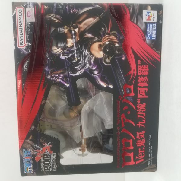 【中古】【開封品・未使用】ロロノア・ゾロ　Ver.鬼気 九刀流 “阿修羅”『Portrait Of Pirates ワンピース　“Warriors Alliance-MAXIMUM”』＜フィギュア＞（代引き不可）6584