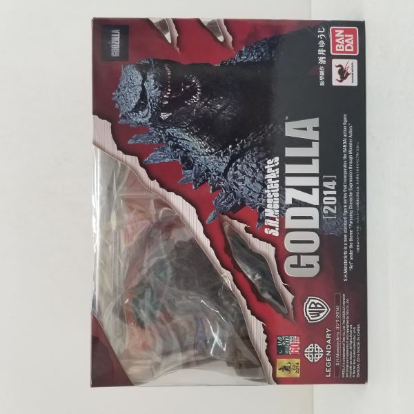 【中古】【開封品】S.H.MonsterArts ゴジラ (2014) 「ゴジラ」＜フィギュア＞（代引き不可）6584