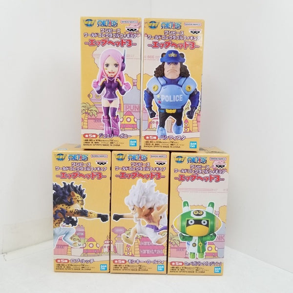 【中古】【未開封】【セット】「ワンピース」 ワールドコレクタブルフィギュア-エッグヘッド3-全5種＜フィギュア＞（代引き不可）6584