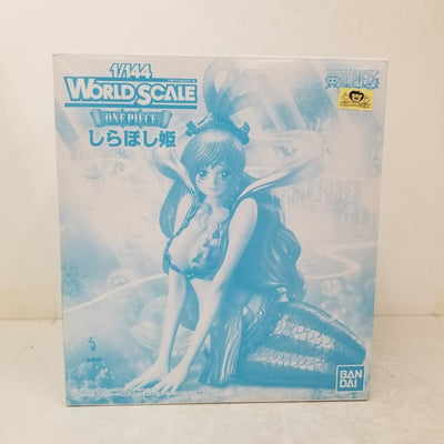 【中古】【未開封】【特典付】しらほし姫 「1/144 WORLD SCALE ワンピース」プレミアムバンダイ＆集英社Mekke!限定＜...