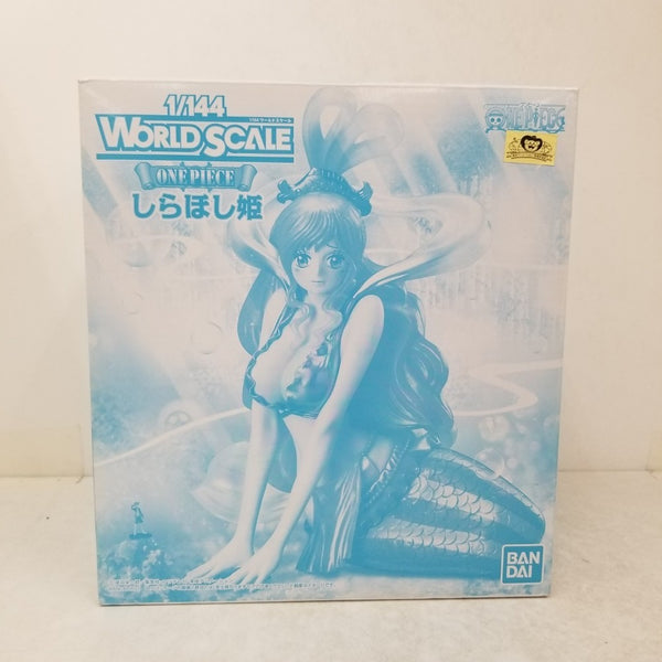 【中古】【未開封】【特典付】しらほし姫 「1/144 WORLD SCALE ワンピース」プレミアムバンダイ＆集英社Mekke!限定＜フィギュア＞（代引き不可）6584