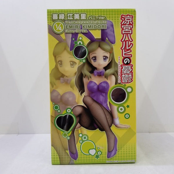 【中古】【開封品】【未使用】喜緑江美里「涼宮ハルヒの憂鬱」 1/4 PVC塗装済み完成品＜フィギュア＞（代引き不可）6584