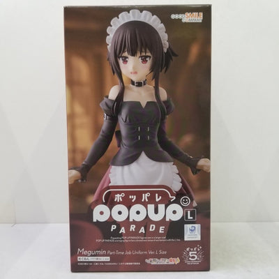 【中古】【未開封】POP UP PARADE めぐみんバイト服Ver. L size 「この素晴らしい世界に爆焔を!」＜フィギュア＞（...