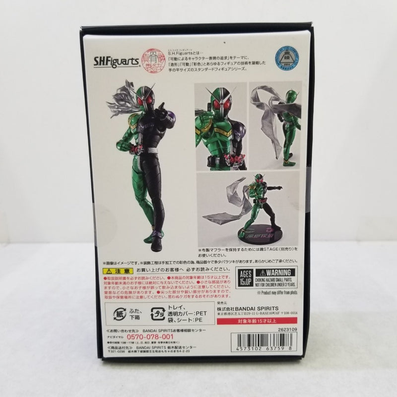 【中古】【未開封】S.H.Figuarts(真骨彫製法) 仮面ライダーW サイクロンジョーカー 風都探偵アニメ化記念 「仮面ライダーW」＜フィギュア＞（代引き不可）6584