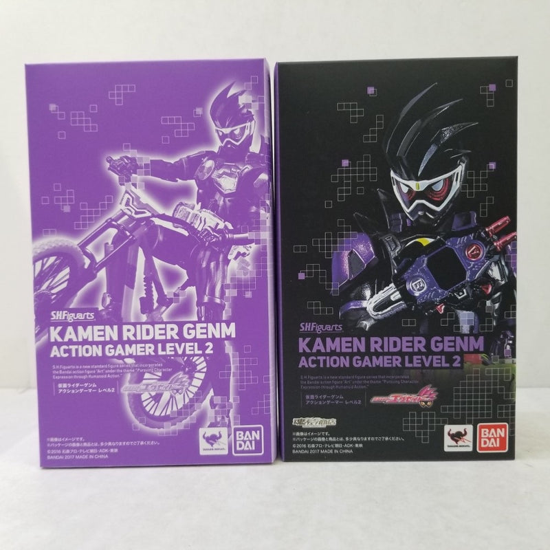 【中古】【未開封】S.H.Figuarts 仮面ライダーゲンム アクションゲーマー レベル2 「仮面ライダーエグゼイド」 ＜フィギュア＞（代引き不可）6584