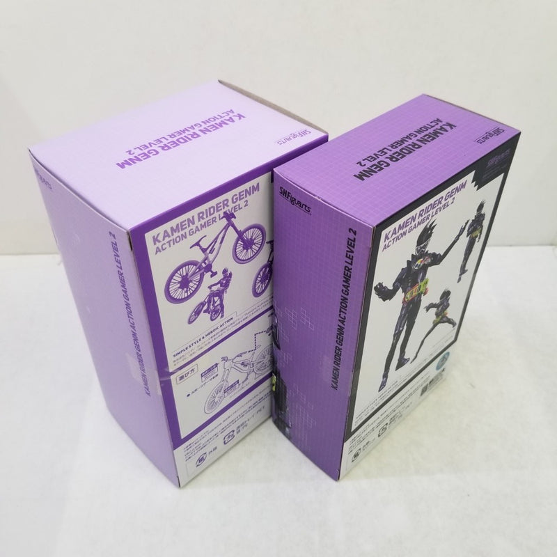 【中古】【未開封】S.H.Figuarts 仮面ライダーゲンム アクションゲーマー レベル2 「仮面ライダーエグゼイド」 ＜フィギュア＞（代引き不可）6584