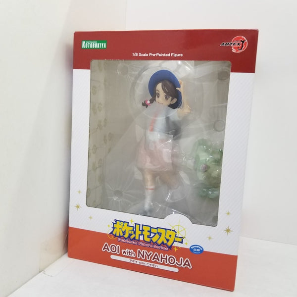 【中古】【未開封】ARTFX J アオイ with ニャオハ ポケットモンスター スカーレット・バイオレット 1/8 PVC製塗装済み完成品＜フィギュア＞（代引き不可）6584