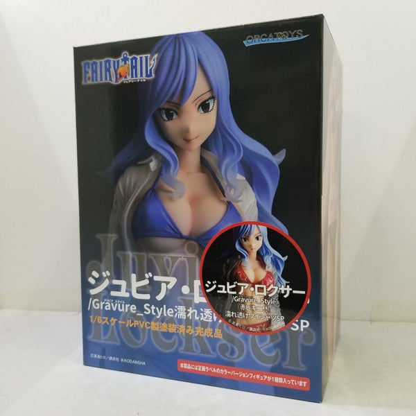 【中古】【開封品】ジジュビア・ロクサー/Gravure_Style 赤ビキニ!! 濡れ透けワイシャツSP「FAIRY TAIL -フェアリーテイル-」＜フィギュア＞（代引き不可）6584