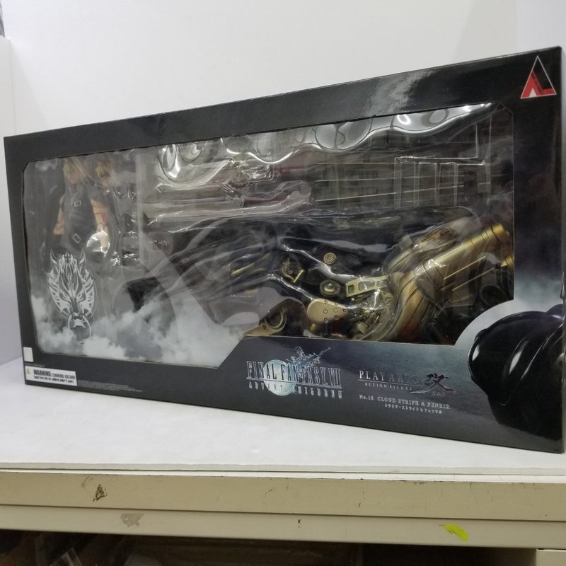 【中古】【未開封】PLAY ARTS改 クラウド・ストライフ＆フェンリル 「ファイナルファンタジーVII アドベントチルドレン」＜フィギュア＞（代引き不可）6584