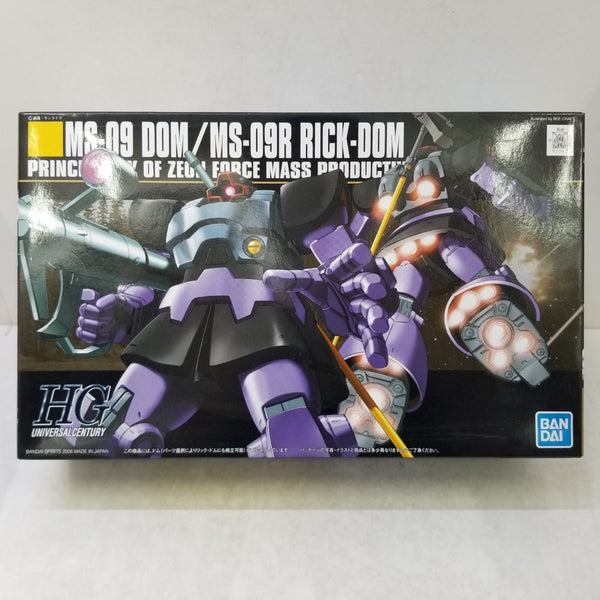 【中古】【未組立】1/144 HGUC MS-09 ドム/MS-09R リック・ドム 「機動戦士ガンダム」＜プラモデル＞（代引き不可）6584