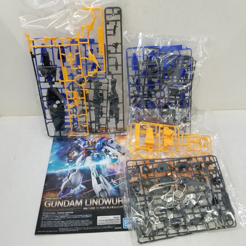 【中古】【未組立】1/100 RE/100 ガンダムリントヴルム 「ガンダムビルドダイバーズ Genius Head Line」[5063406]＜プラモデル＞（代引き不可）6584