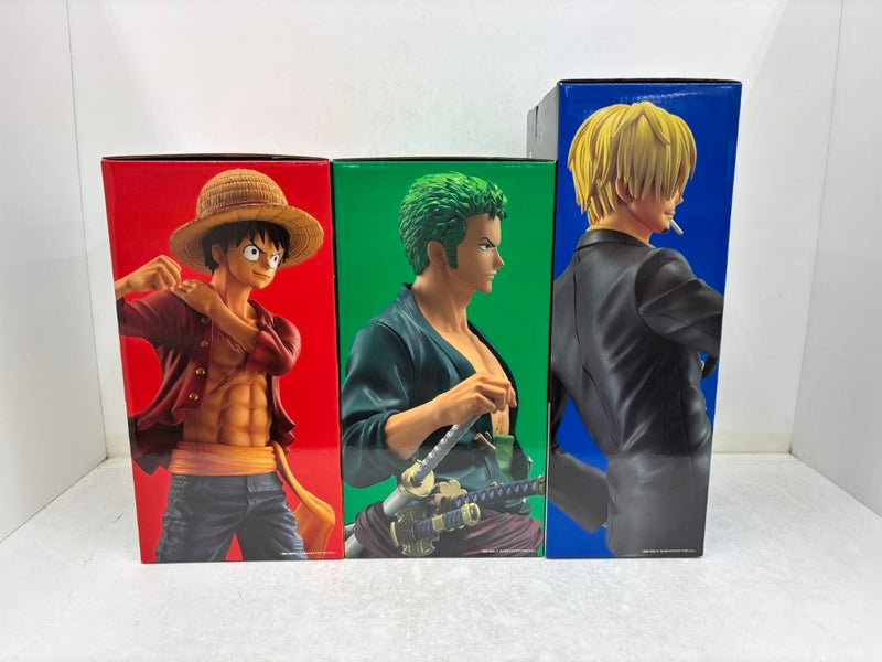【中古】【未開封】【セット】 「一番くじ ワンピース 試練のその先へ」 MASTERLISE A賞/B賞/C賞＜フィギュア＞（代引き不可）6584