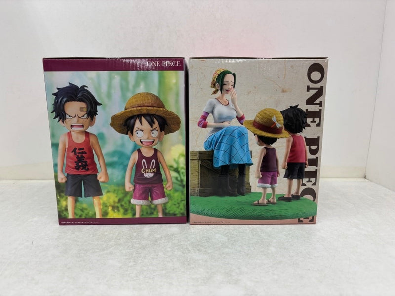 【中古】【未開封】【セット】造形王 フーシャ村の記憶「一番くじ ワンピース ROAD TO DAWN 冒険への軌跡」ラストワン賞・A賞＜フィギュア＞（代引き不可）6584