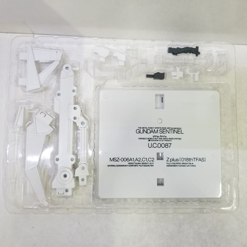 【中古】【開封品】METAL ROBOT魂＜SIDE MS＞ ゼータプラス A1/A2(C型換装パーツセット) 「ガンダム・センチネル」＜フィギュア＞（代引き不可）6584