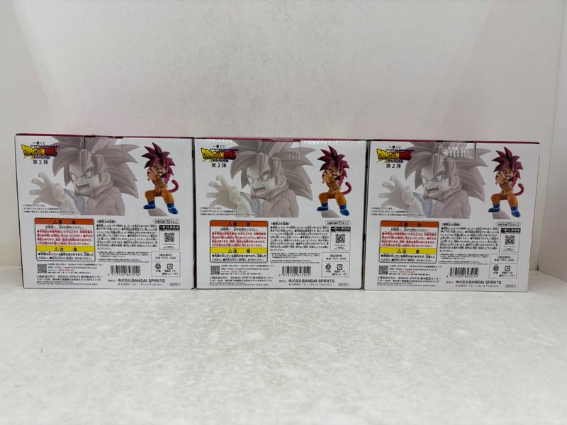 【中古】【未開封・開封品】【セット】超サイヤ人4孫悟空(ミニ) 「一番くじ ドラゴンボールDAIMA 第2弾」 MASTERLISE A賞 3点＜フィギュア＞（代引き不可）6584