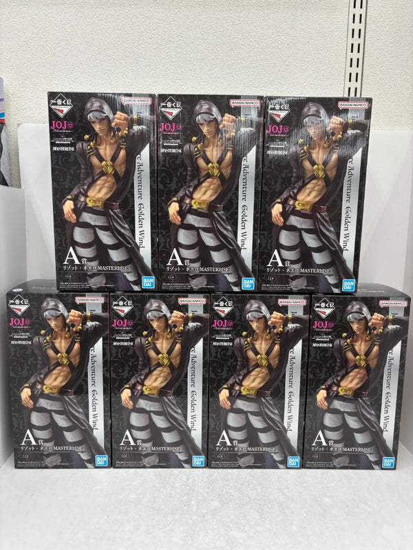 【中古】【未開封】【セット】リゾット・ネエロ 「一番くじ ジョジョの奇妙な冒険 GOLDEN WIND -HITMAN TEAM-」A賞 7点＜フィギュア＞（代引き不可）6584