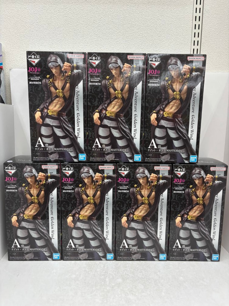 【中古】【未開封】【セット】リゾット・ネエロ 「一番くじ ジョジョの奇妙な冒険 GOLDEN WIND -HITMAN TEAM-」A賞 7点＜フィギュア＞（代引き不可）6584