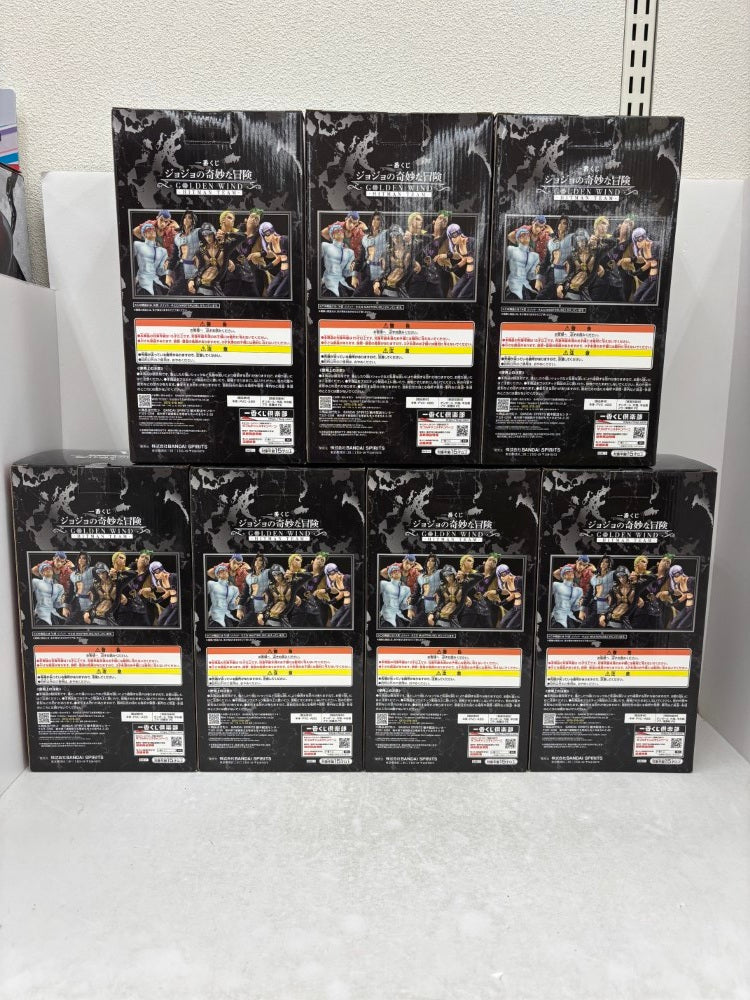 【中古】【未開封】【セット】リゾット・ネエロ 「一番くじ ジョジョの奇妙な冒険 GOLDEN WIND -HITMAN TEAM-」A賞 7点＜フィギュア＞（代引き不可）6584