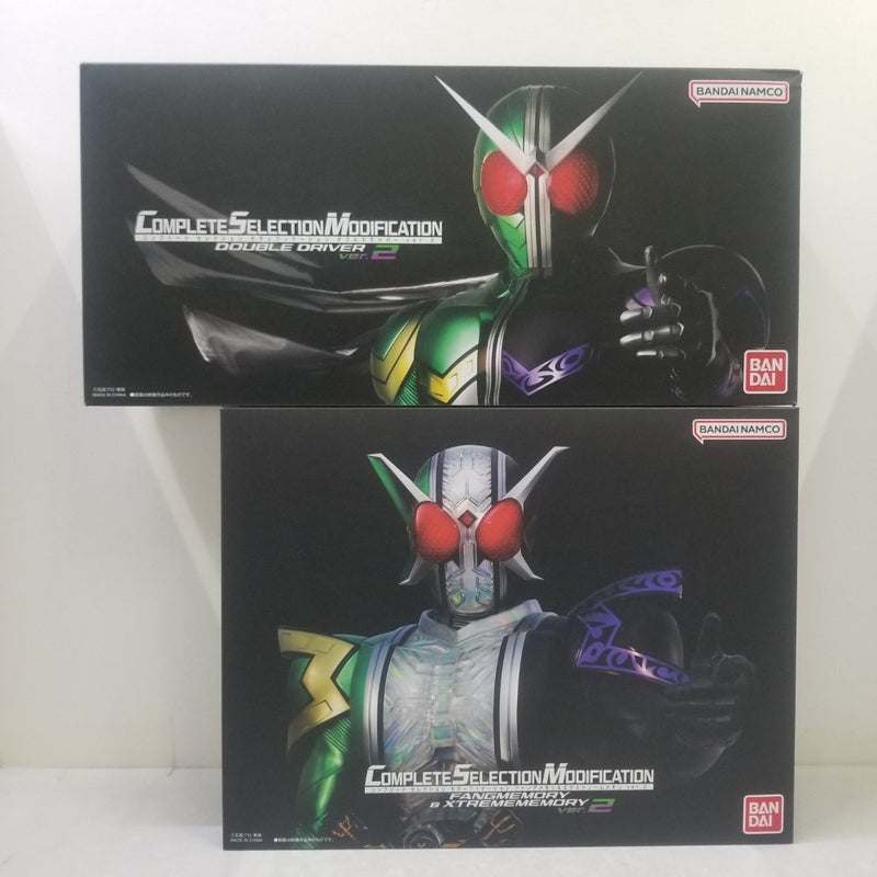 【中古】【開封品】【2種セット】CSM　ダブルドライバー ver.2・ファングメモリ＆エクストリームメモリ ver.2『仮面ライダーW』＜おもちゃ＞（代引き不可）6584