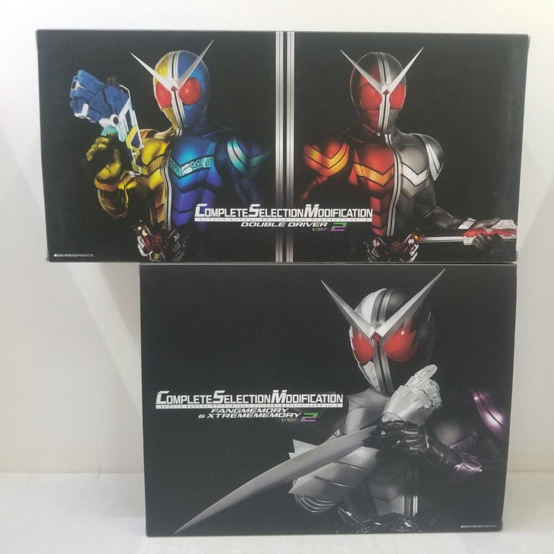 【中古】【開封品】【2種セット】CSM　ダブルドライバー ver.2・ファングメモリ＆エクストリームメモリ ver.2『仮面ライダーW』＜おもちゃ＞（代引き不可）6584