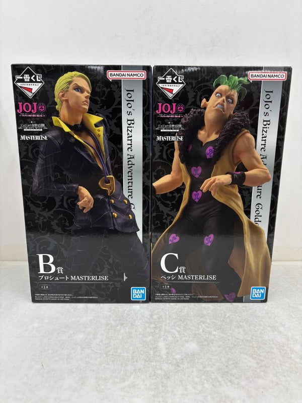 【中古】【未開封】【セット】プロシュート＆ペッシ「一番くじ ジョジョの奇妙な冒険 GOLDEN WIND -HITMAN TEAM-」B賞＆C賞＜フィギュア＞（代引き不可）6584