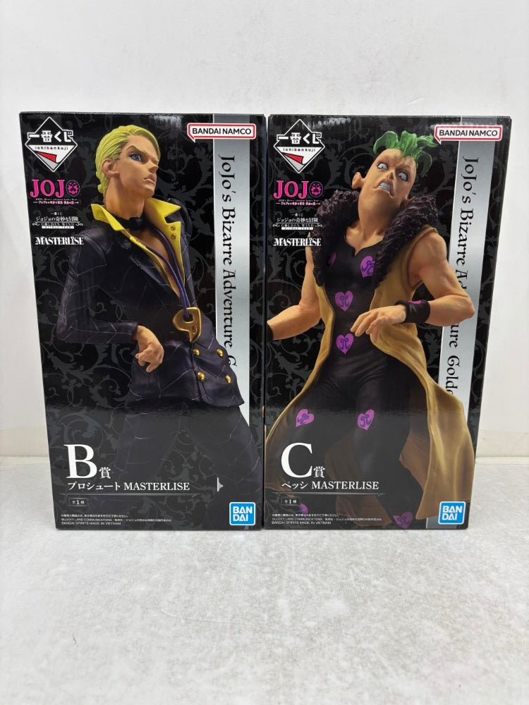 【中古】【未開封】【セット】プロシュート＆ペッシ「一番くじ ジョジョの奇妙な冒険 GOLDEN WIND -HITMAN TEAM-」B賞＆C賞＜フィギュア＞（代引き不可）6584