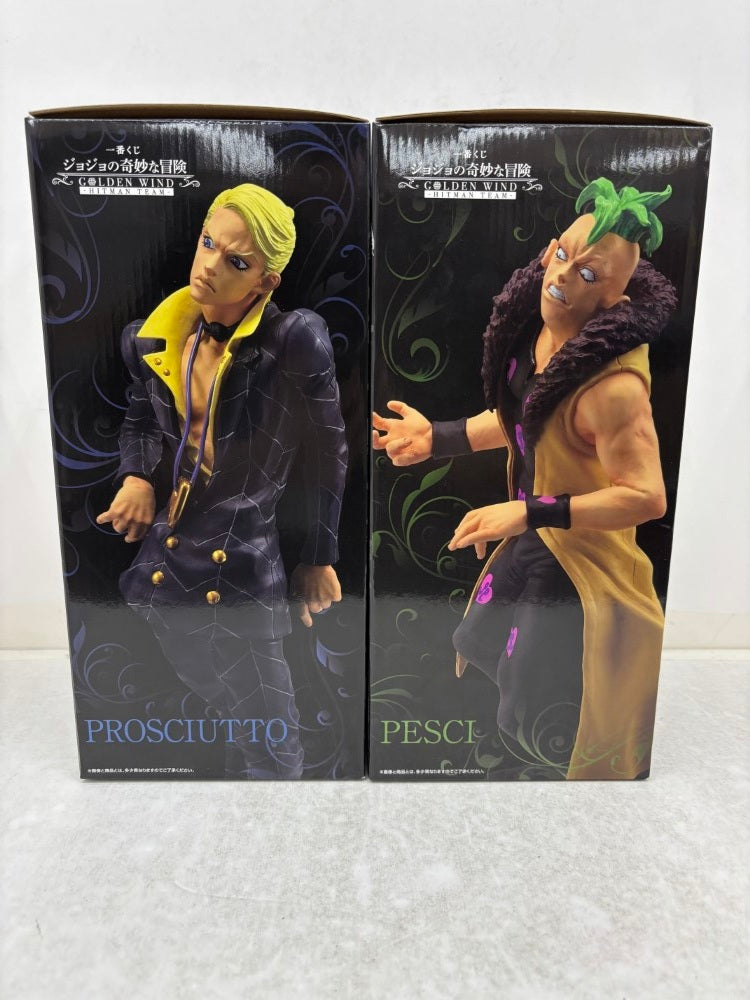 【中古】【未開封】【セット】プロシュート＆ペッシ「一番くじ ジョジョの奇妙な冒険 GOLDEN WIND -HITMAN TEAM-」B賞＆C賞＜フィギュア＞（代引き不可）6584