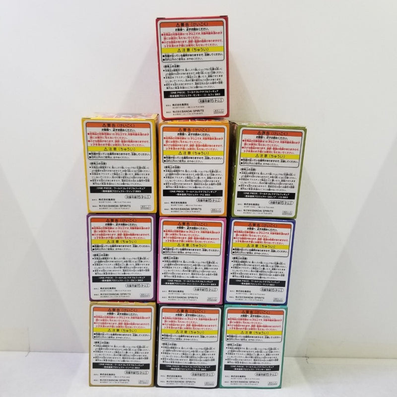 【中古】【未開封】【全10種セット】ワンピース ワールドコレクタブルフィギュア 熊本復興プロジェクト 銅像ミニフィギュア＜フィギュア＞（代引き不可）6584