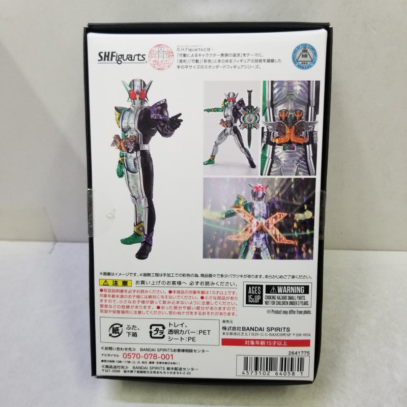 【中古】【開封品】S.H.Figuarts(真骨彫製法) 仮面ライダーW サイクロンジョーカーエクストリーム 「仮面ライダーW」＜フィギュア＞（代引き不可）6584