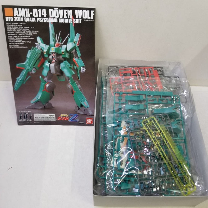 【中古】【未組立】1/144 HGUC AMX-014 ドーベン・ウルフ 「機動戦士ガンダムZZ」 [5062914]＜プラモデル＞（代引き不可）6584