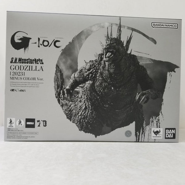 【中古】【開封品】S.H.MonsterArts ゴジラ(2023) マイナスカラーVer. 「ゴジラ-1.0/C」 魂ウェブ商店限定＜フィギュア＞（代引き不可）6584