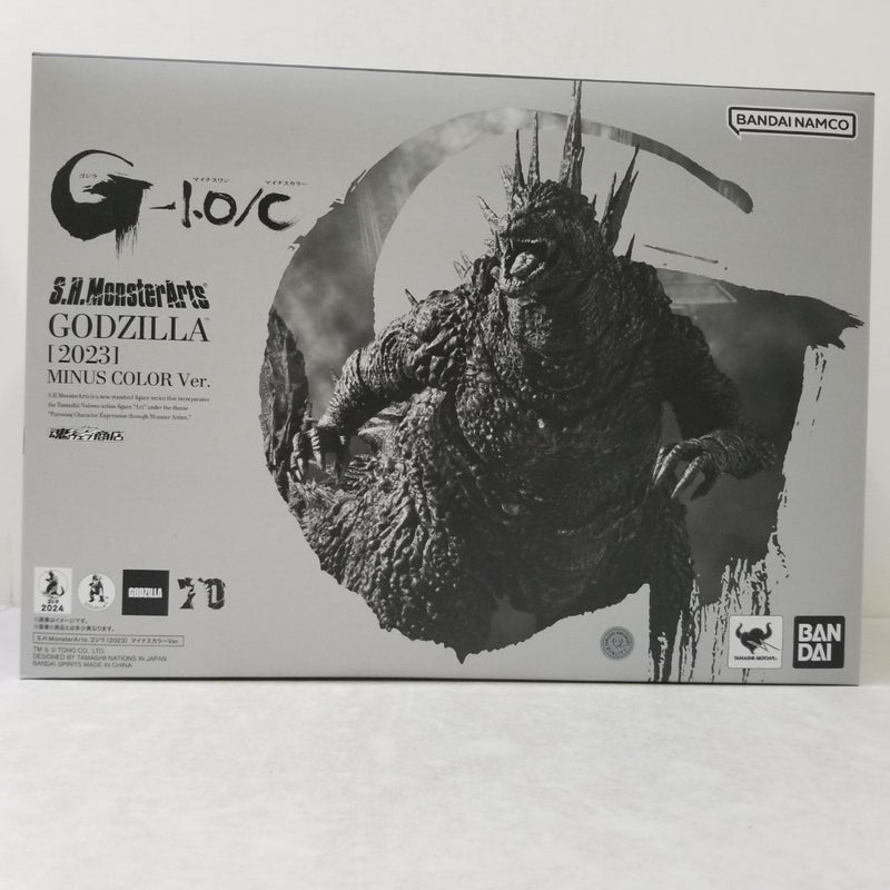 【中古】【開封品】S.H.MonsterArts ゴジラ(2023) マイナスカラーVer. 「ゴジラ-1.0/C」 魂ウェブ商店限定＜フィギュア＞（代引き不可）6584
