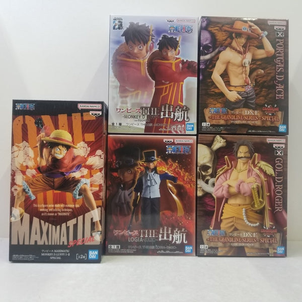 【中古】【未開封】【5種セット】「ワンピース」ルフィ/サボ/エース/ロジャー＜フィギュア＞（代引き不可）6584