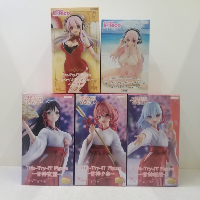 【中古】【未開封】【5種セット】「すーぱーそに子/甘神さんちの縁結び」そに子＆甘神夜重/甘神夕奈/甘神朝姫＜フィギュア＞（代引き不可）6584