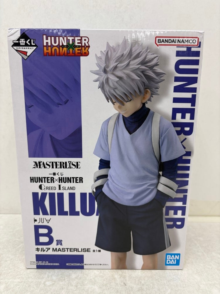 【中古】【未開封】キルア=ゾルディック 「一番くじ HUNTER×HUNTER GREED ISLAND」 MASTERLISE B賞＜フィギュア＞（代引き不可）6584